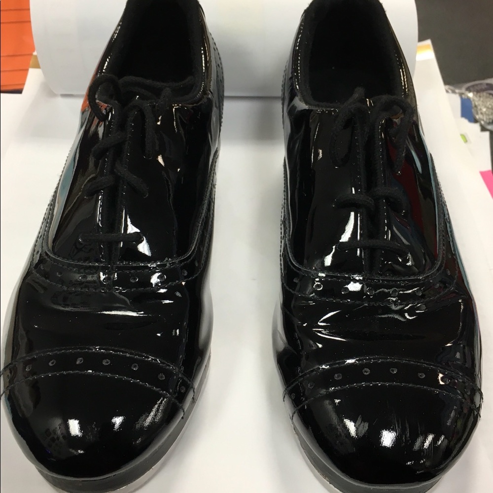 Black Patent Tap Shoes